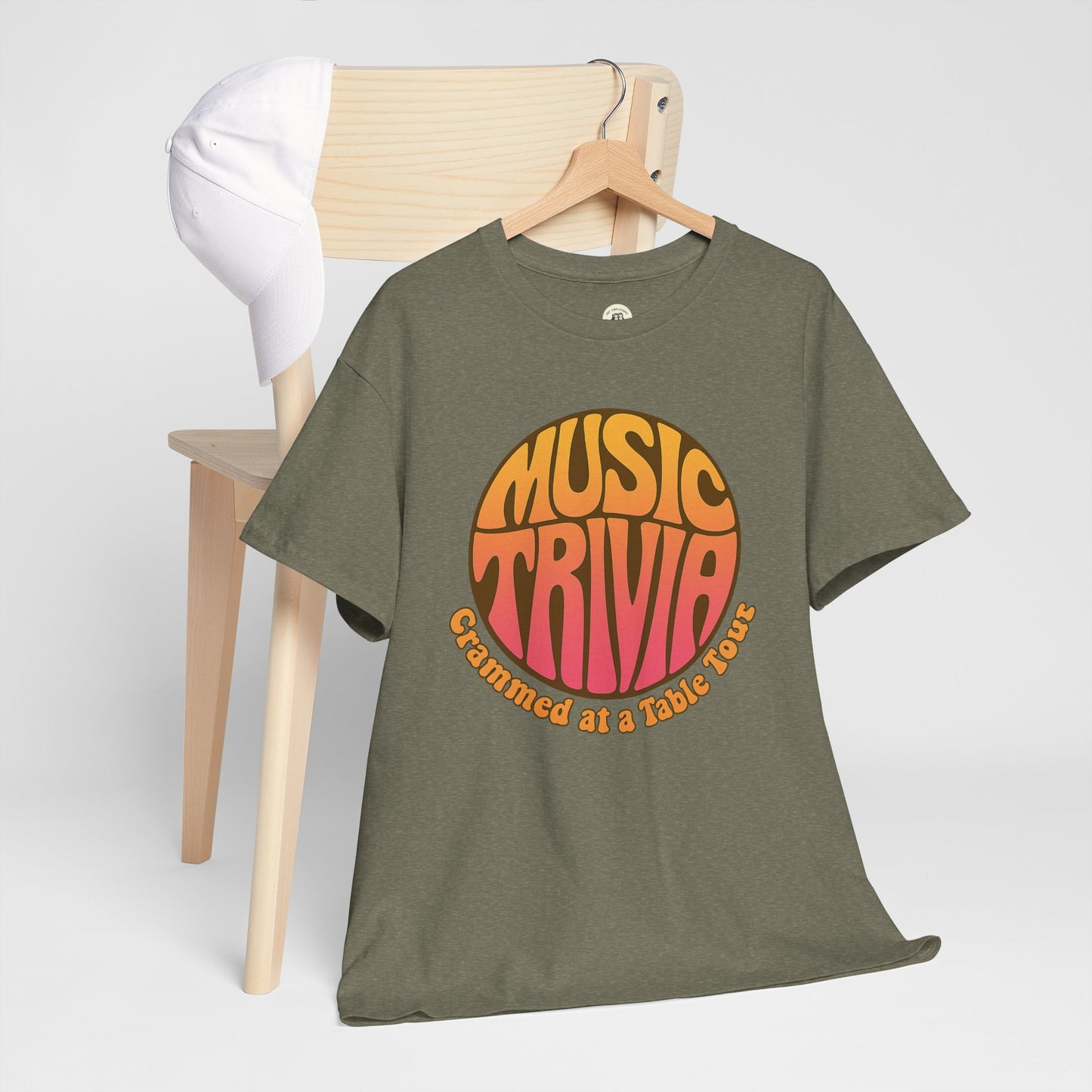 Vintage Music Trivia T-Shirt Retro Design