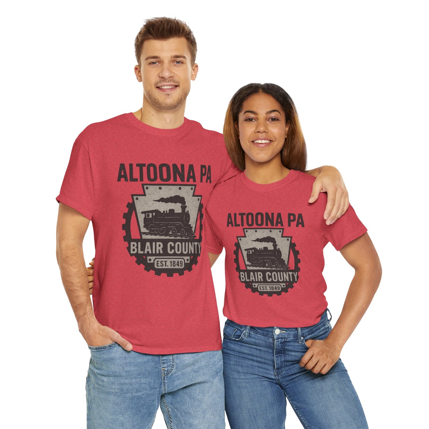 Altoona PA T-Shirt Blair County Vintage Train