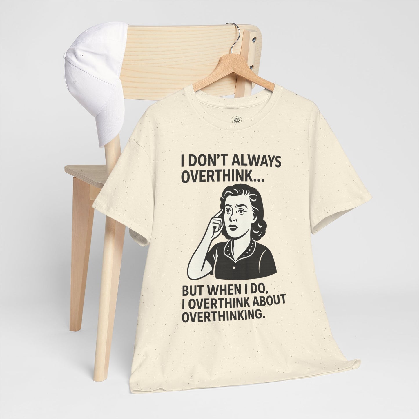 Funny Overthinking T-Shirt for Thoughtful Humor