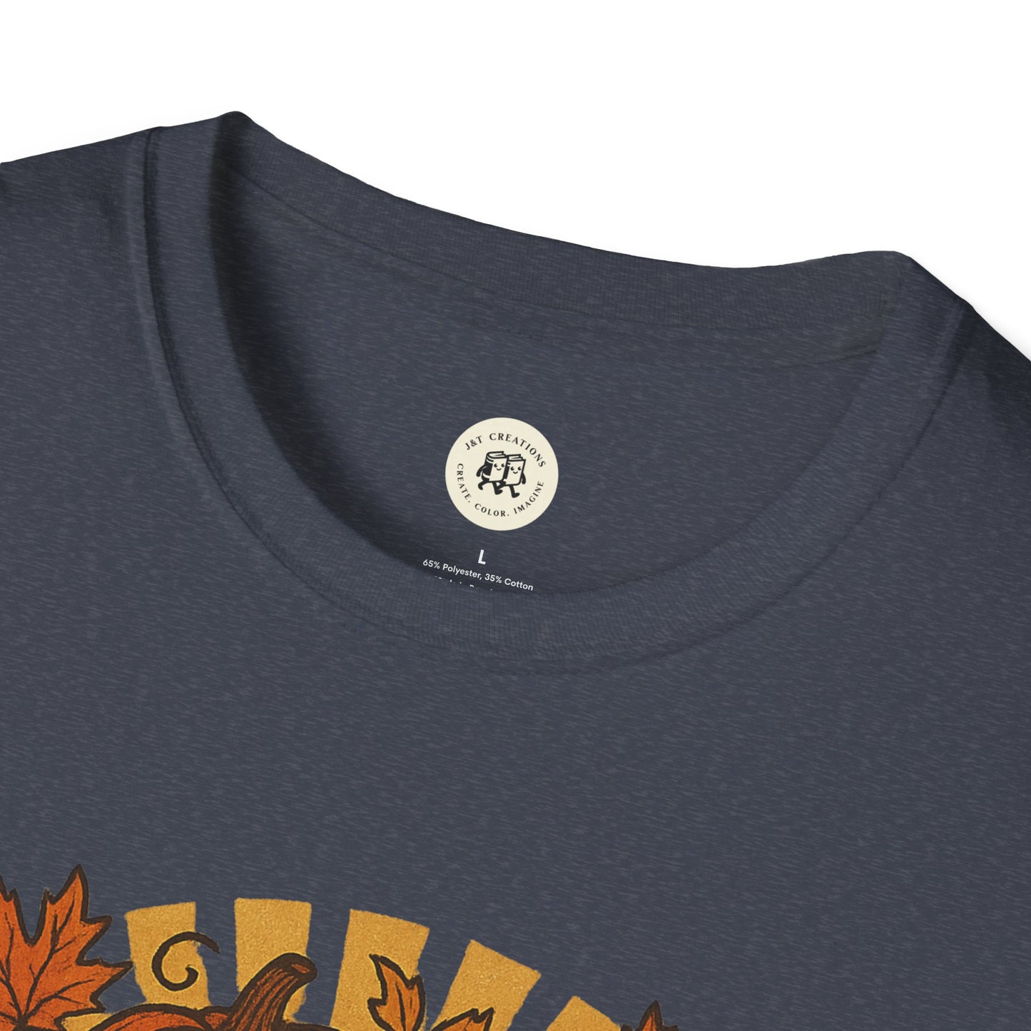 Happy Halloween T-Shirt with Pumpkin Design