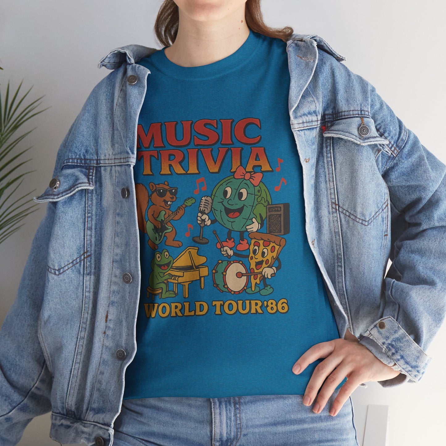 Music Trivia T-Shirt with Fun Vintage Design