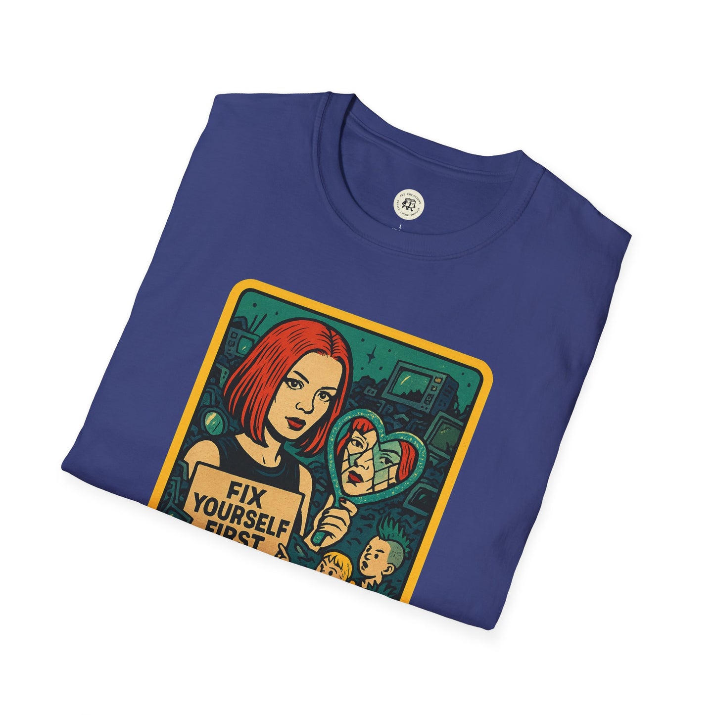 Garbage Inspired Retro Safety Shirt T-Shirt
