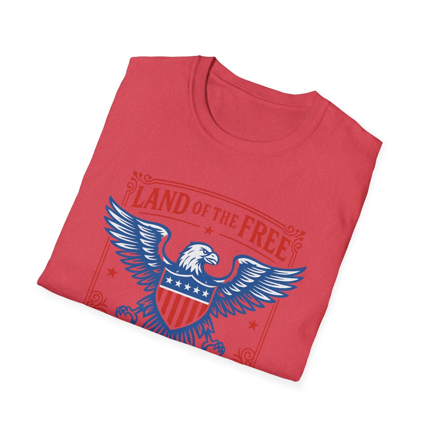 Patriotic Eagle T-Shirt - Land of the Free Design