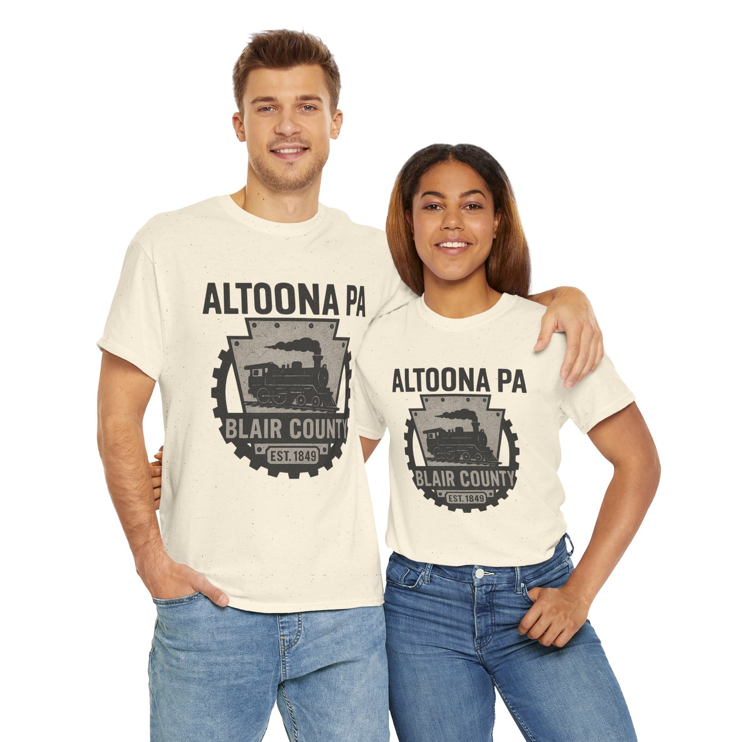 Altoona PA T-Shirt Blair County Vintage Train