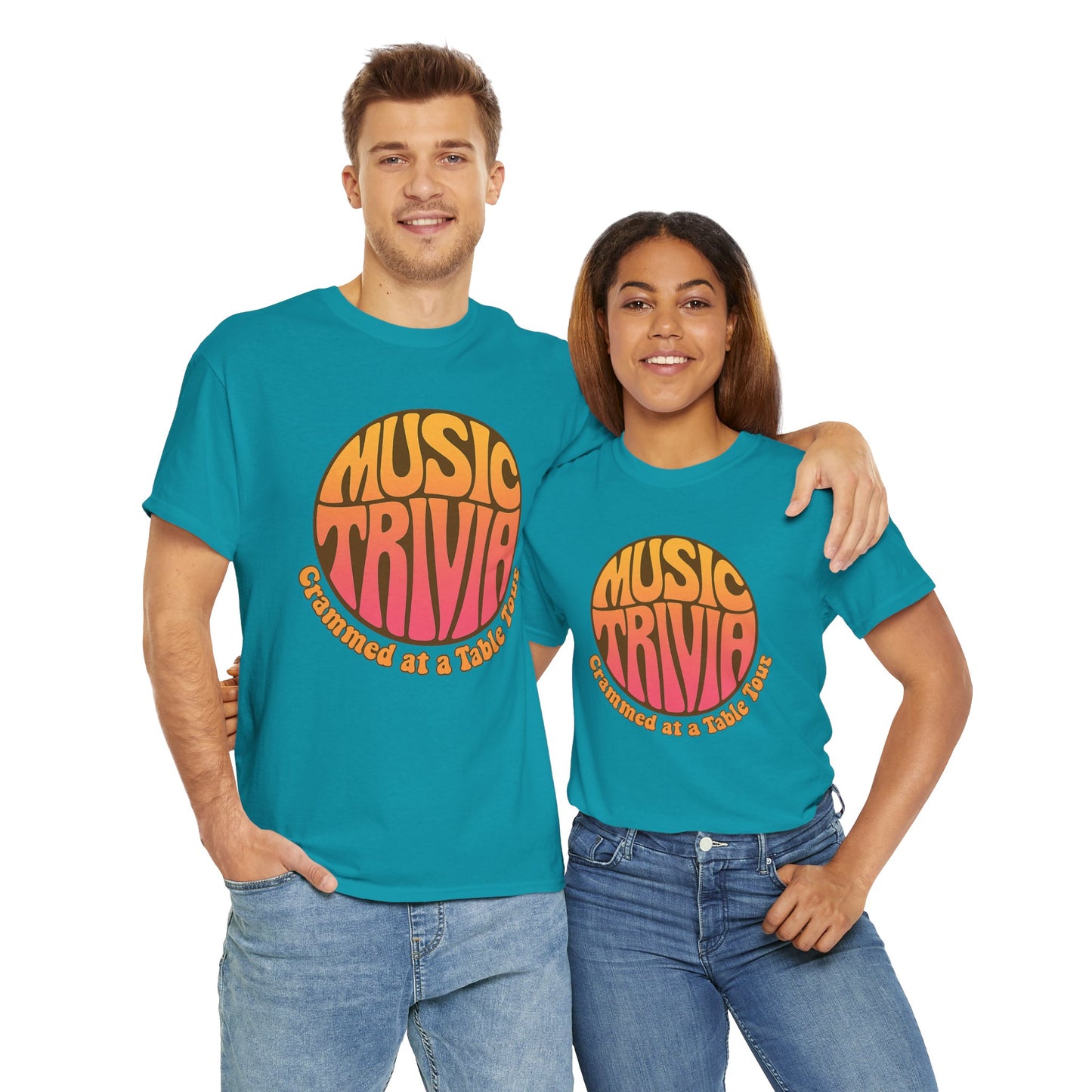Vintage Music Trivia T-Shirt Retro Design