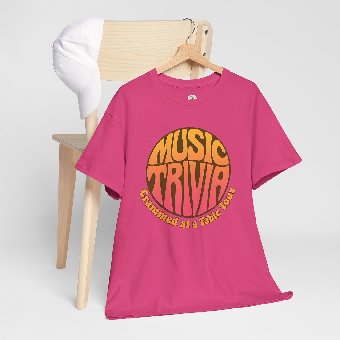Vintage Music Trivia T-Shirt Retro Design