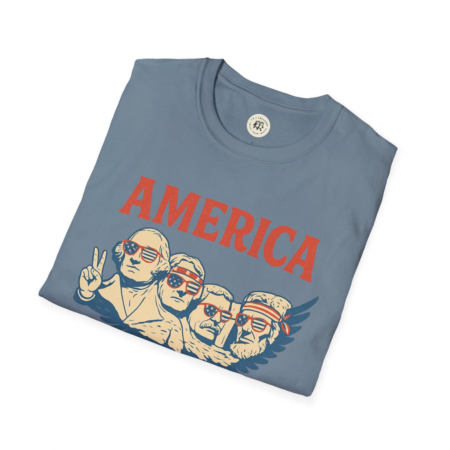 America 1776 Patriotic T-Shirt Classic Design
