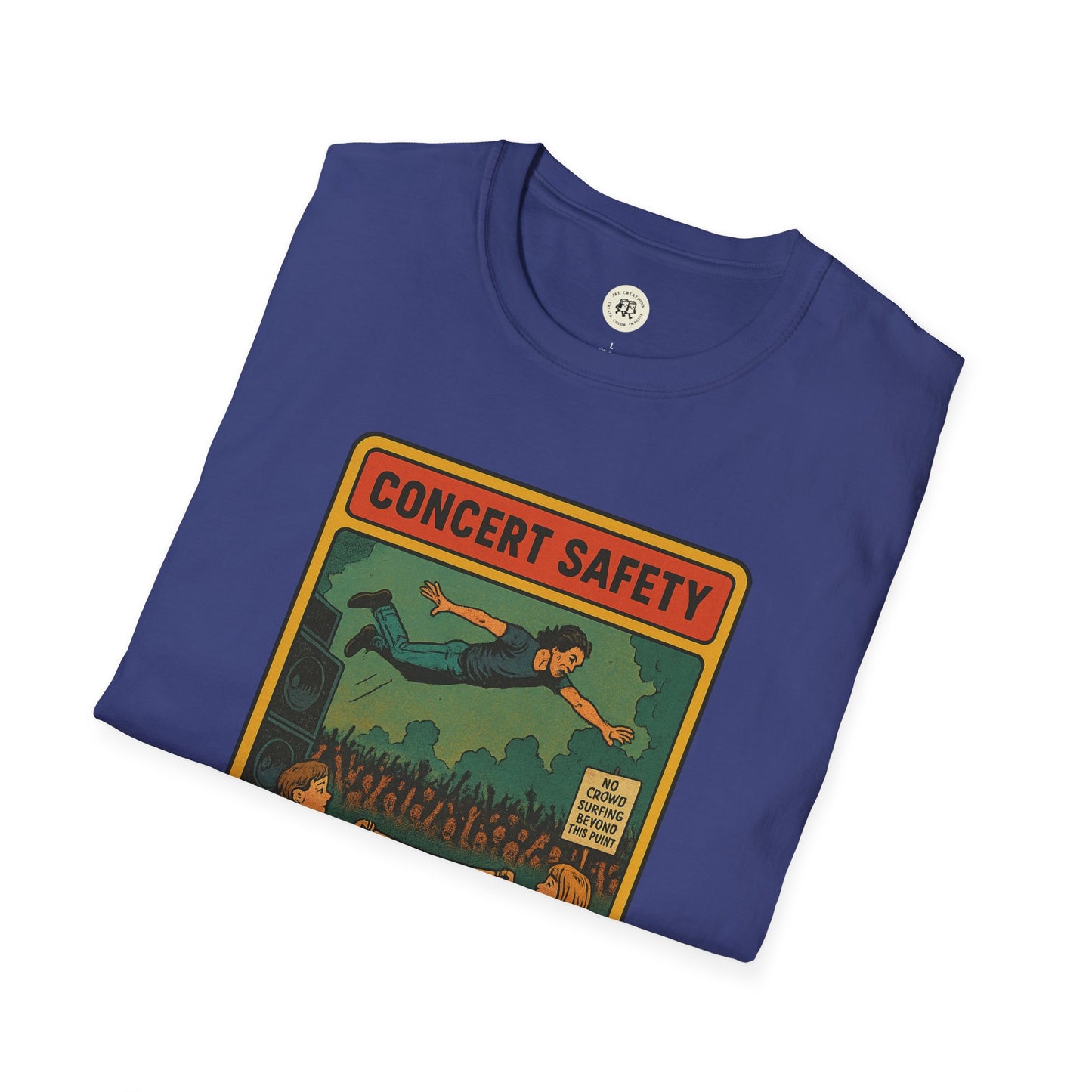 Pearl Jam Crowd Surfing Tee Concert Safety T-Shirt