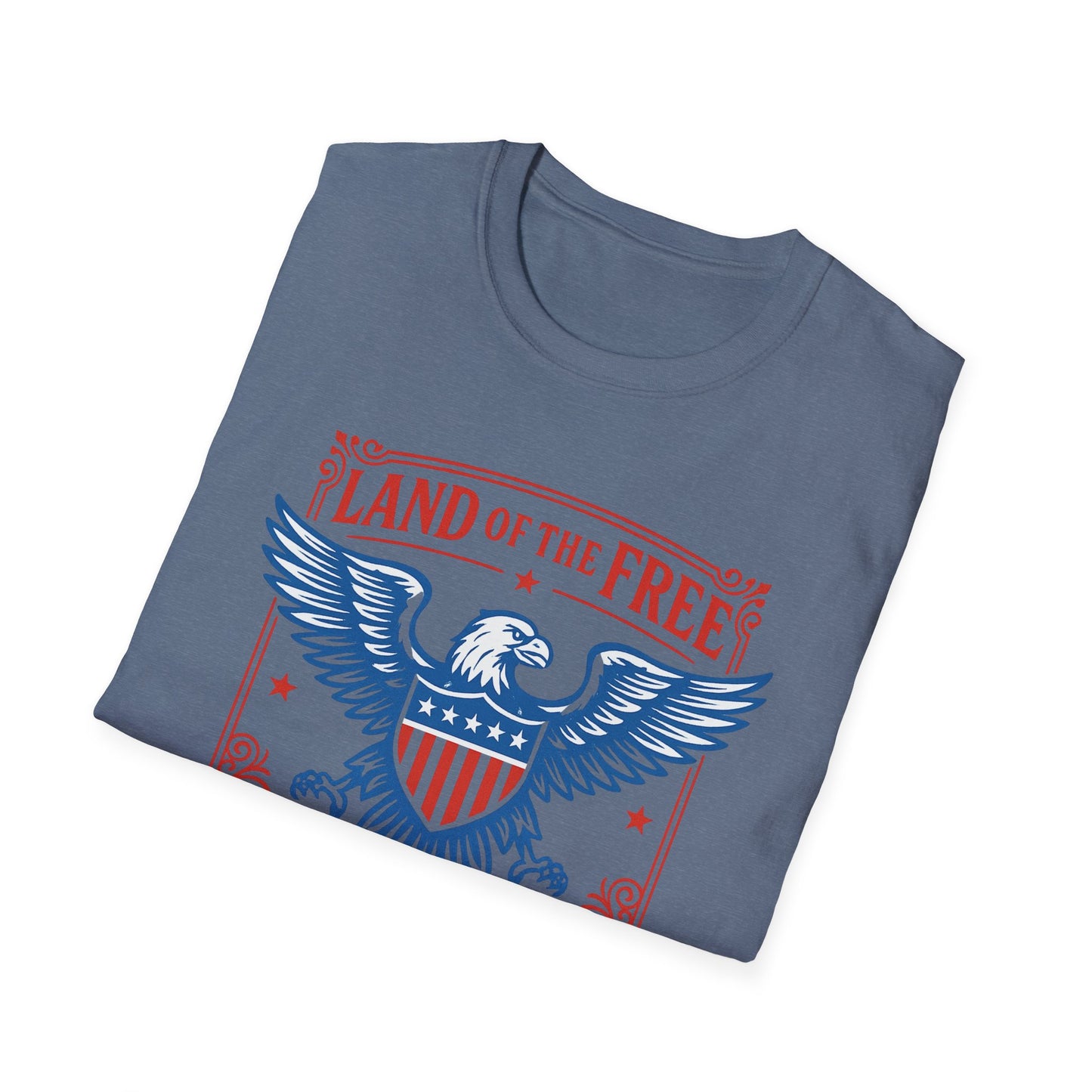 Patriotic Eagle T-Shirt - Land of the Free Design