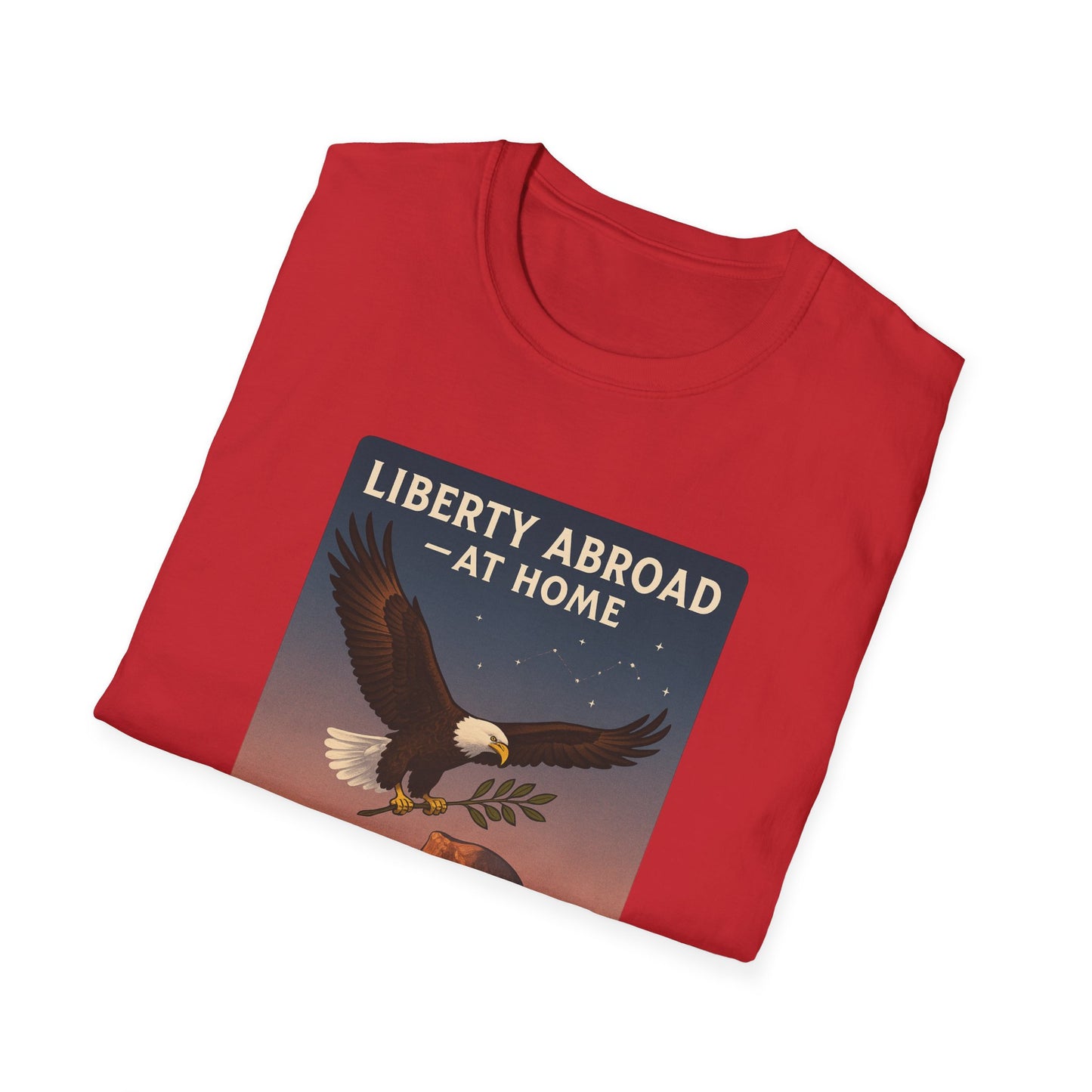 Yosemite Eagle USA Flag Shirt T-Shirt