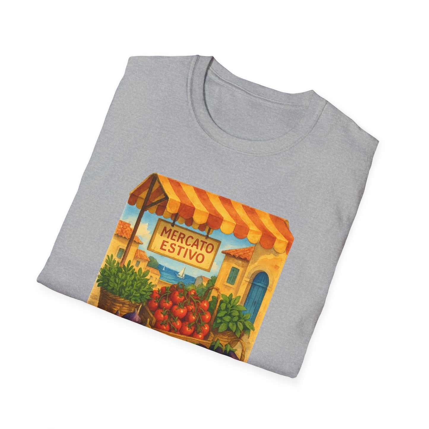 Mallorca Market T-Shirt | Mediterranean Summer Tee | Coastal Graphic Shirt | Travel Lover Gift | Italian Greek Style