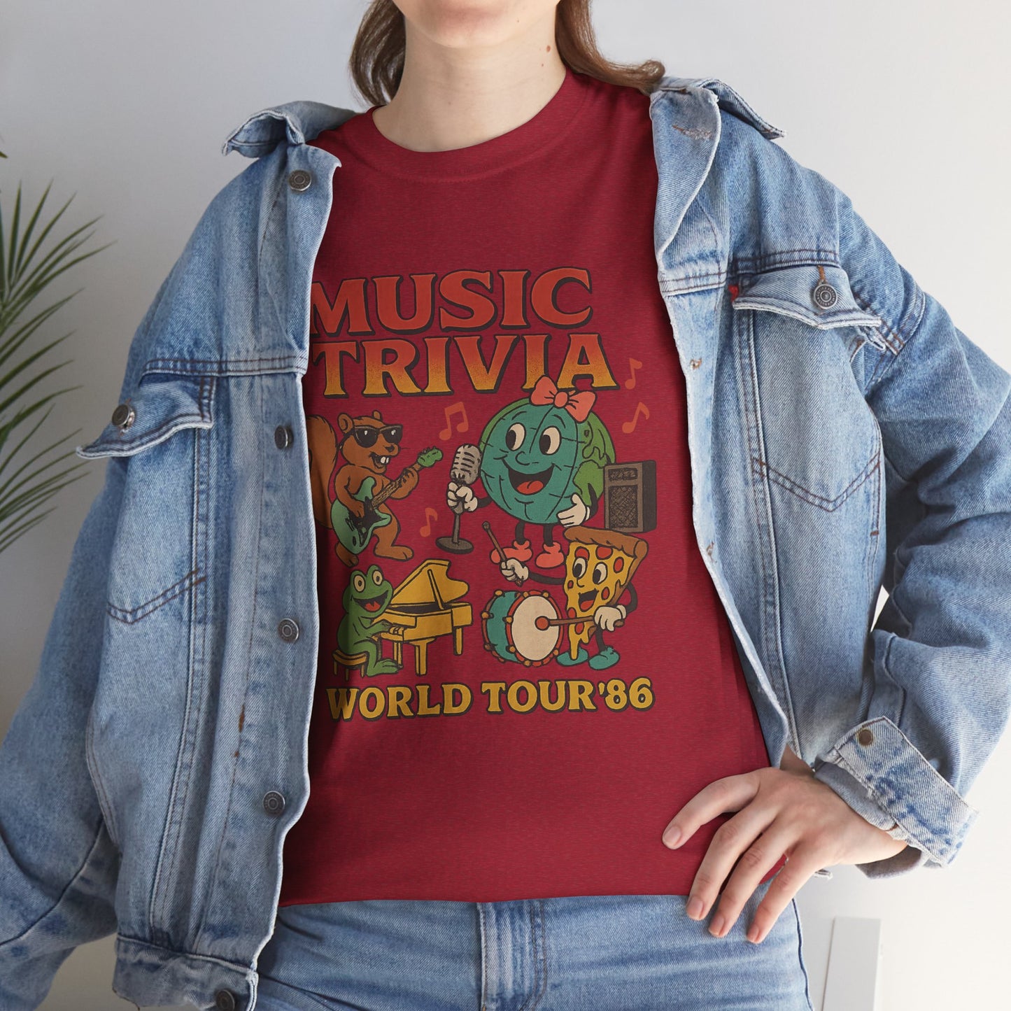 Music Trivia T-Shirt with Fun Vintage Design