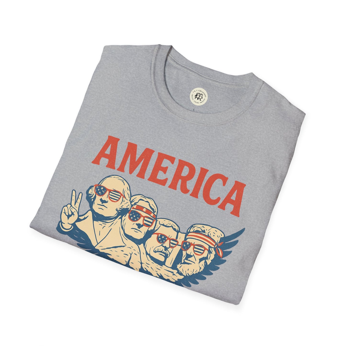 America 1776 Patriotic T-Shirt Classic Design