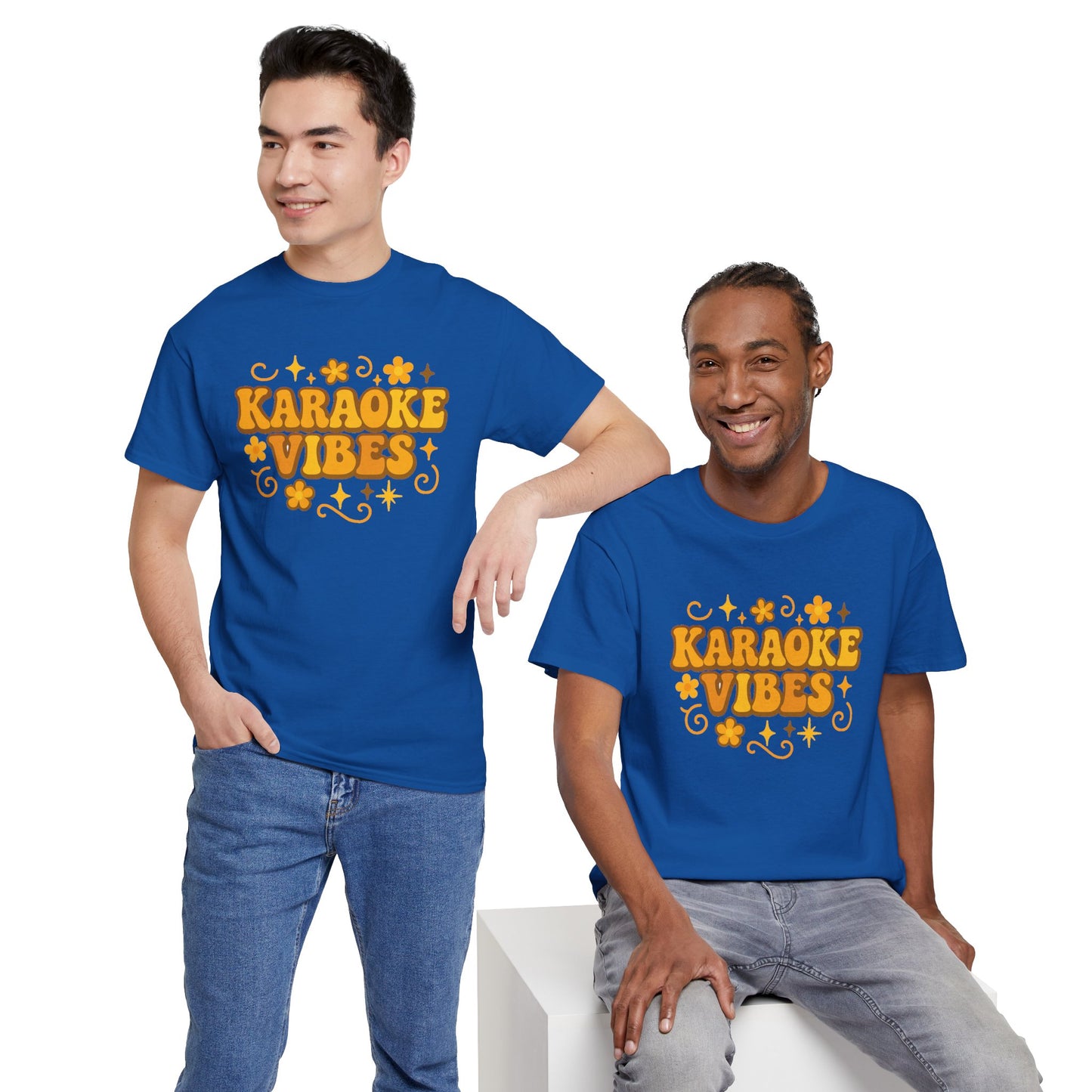Karaoke Vibes T-Shirt Soft Retro Style Tee