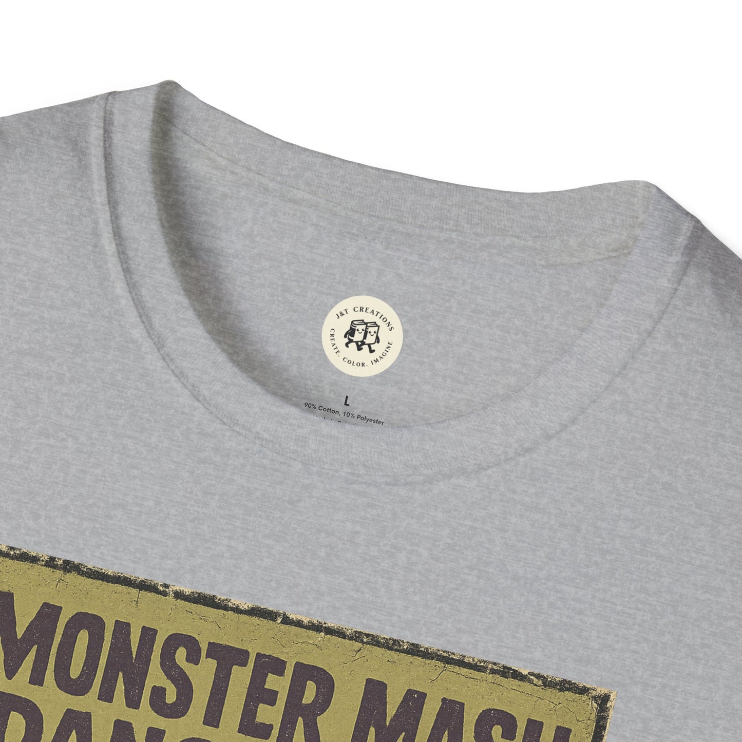 Vintage Halloween T-Shirt Monster Mash Design