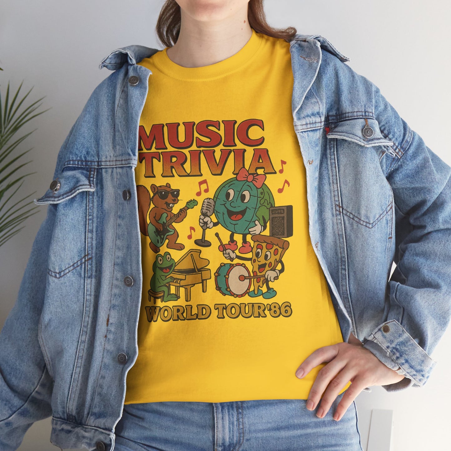 Music Trivia T-Shirt with Fun Vintage Design