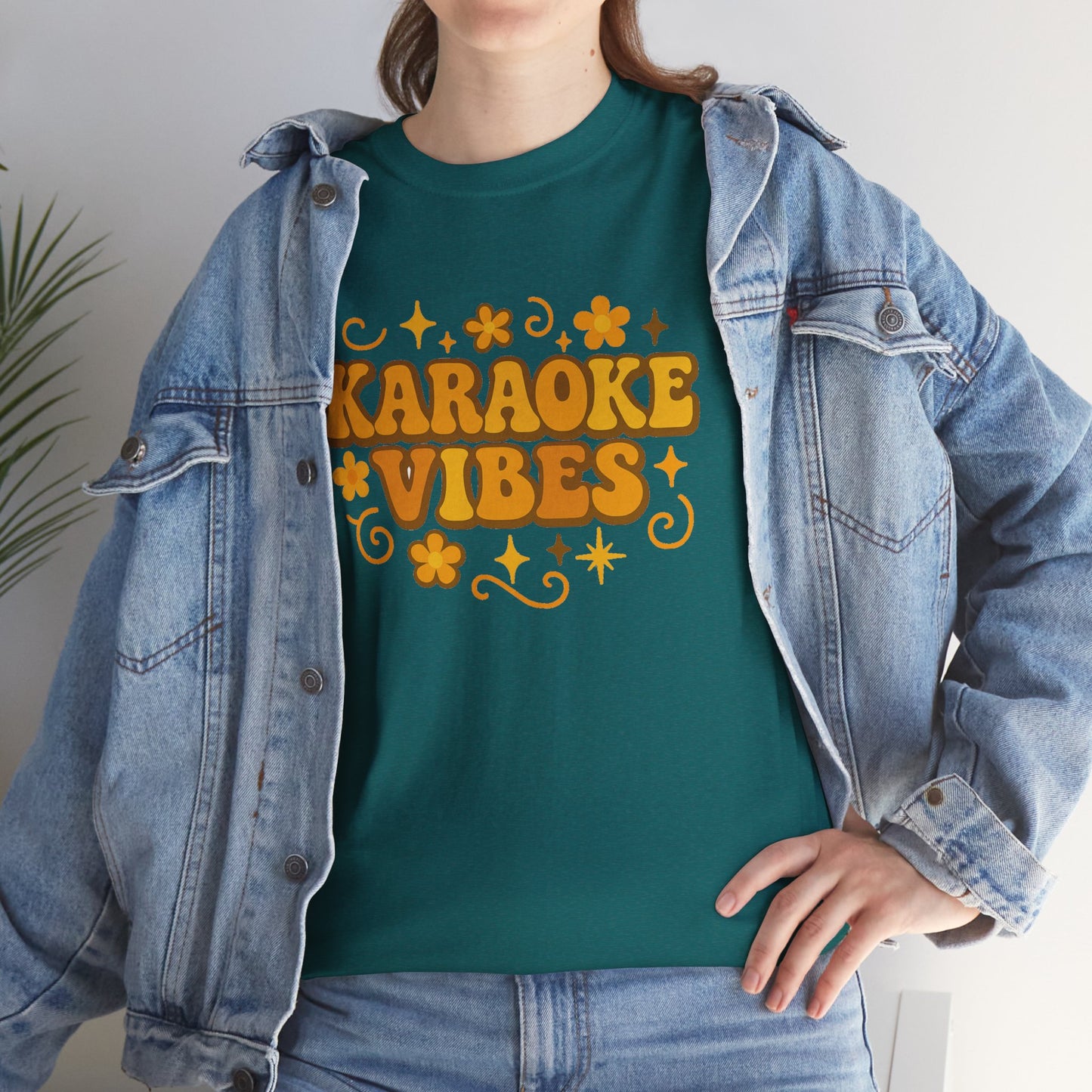 Karaoke Vibes T-Shirt Soft Retro Style Tee