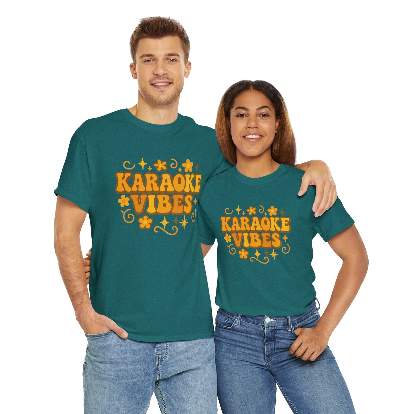 Karaoke Vibes T-Shirt Soft Retro Style Tee