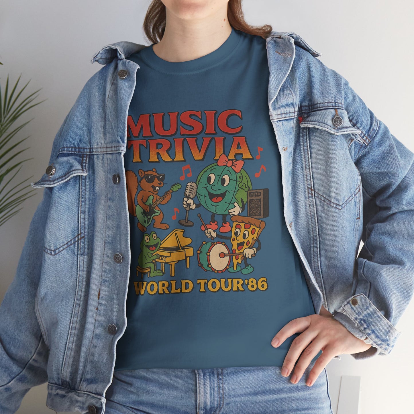 Music Trivia T-Shirt with Fun Vintage Design