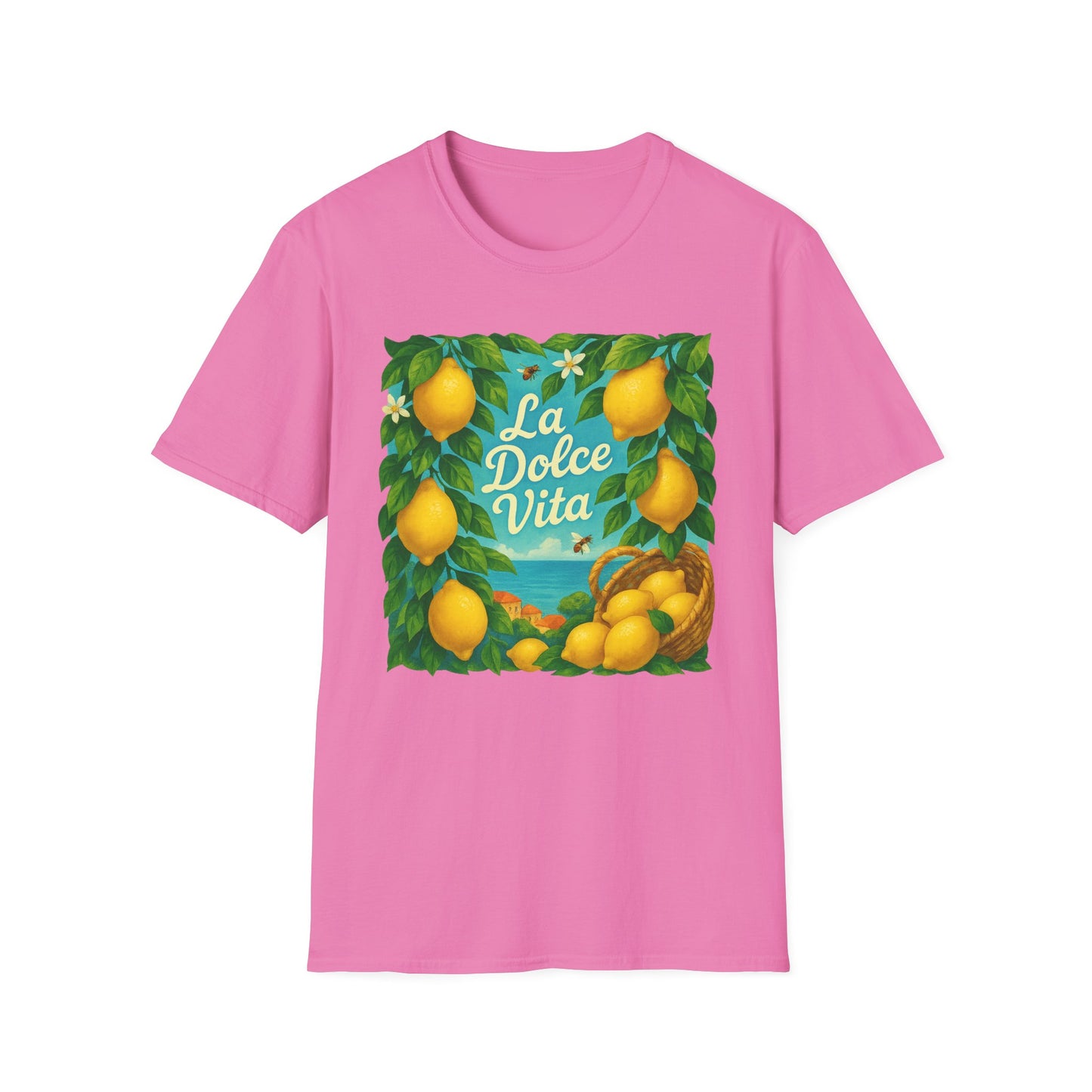 Amalfi Coast Lemon Grove T-Shirt | Italy Mediterranean Tee | Italian Summer Graphic | Citrus Lover Gift | Travel Shirt