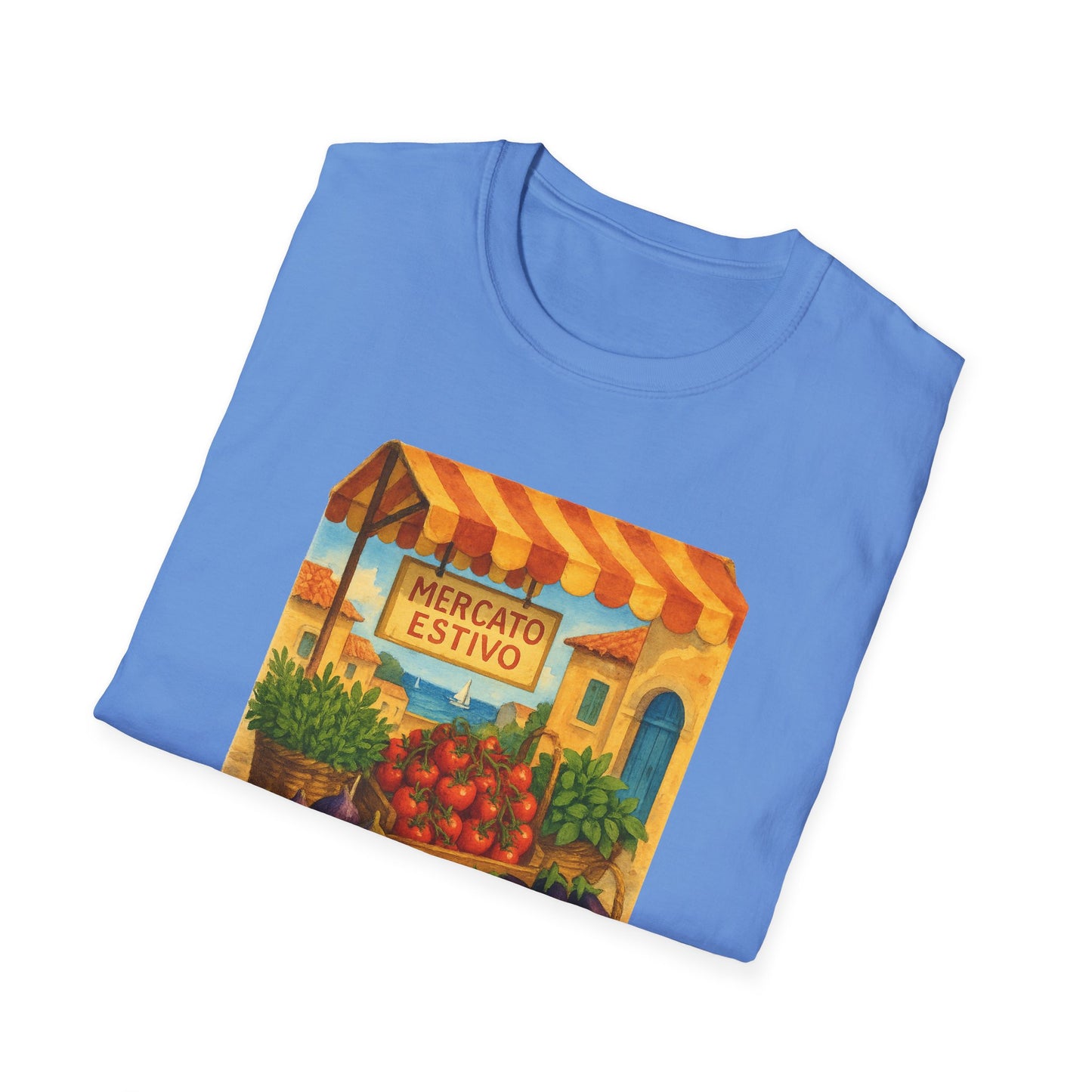 Mallorca Market T-Shirt | Mediterranean Summer Tee | Coastal Graphic Shirt | Travel Lover Gift | Italian Greek Style
