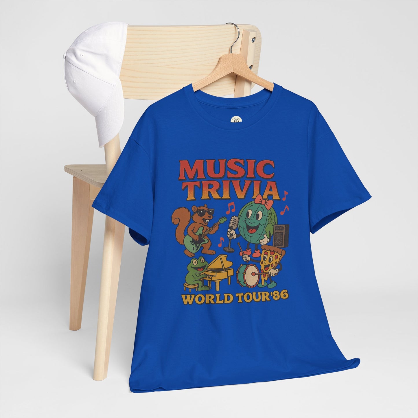Music Trivia T-Shirt with Fun Vintage Design