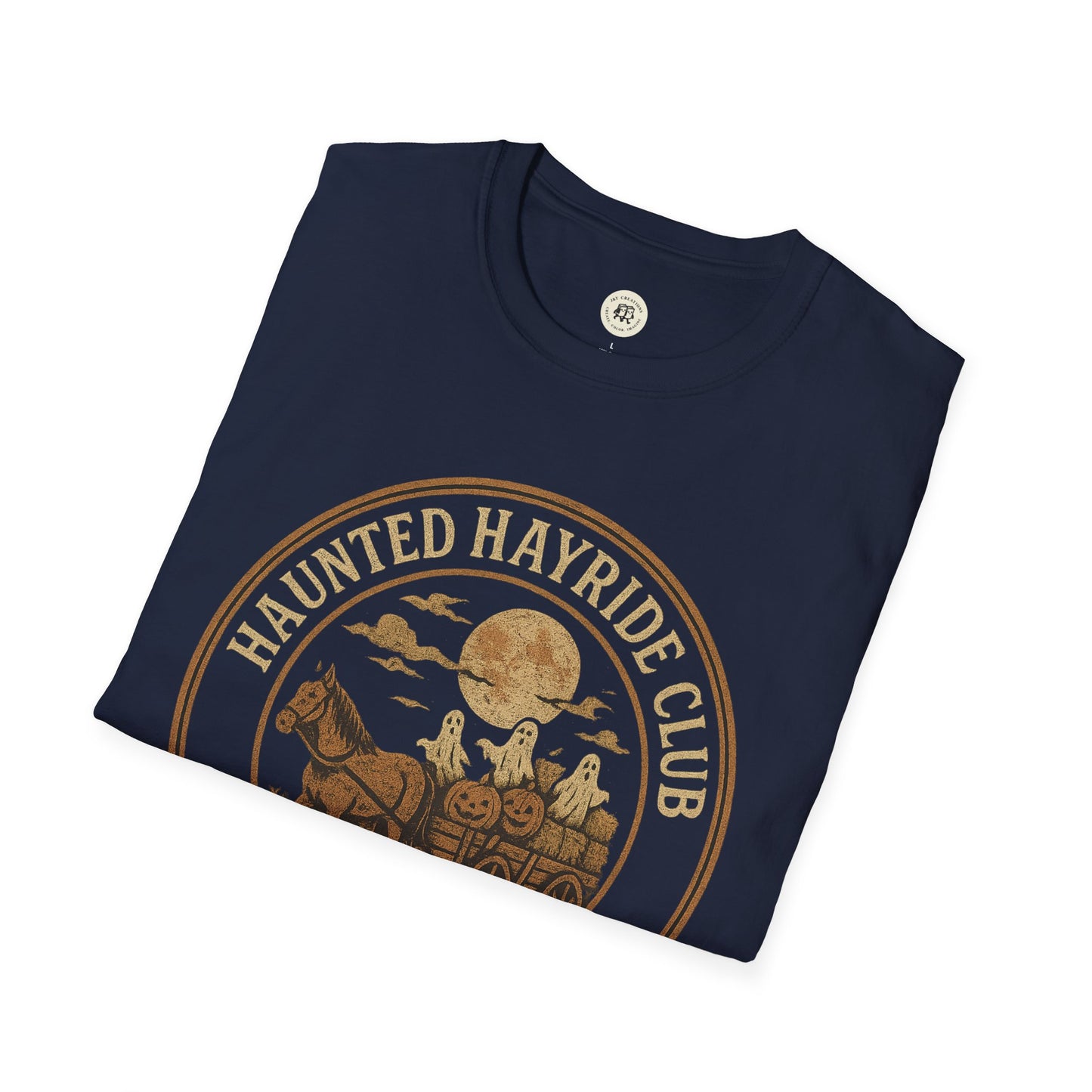 Haunted Hayride T-Shirt - Vintage Halloween Design