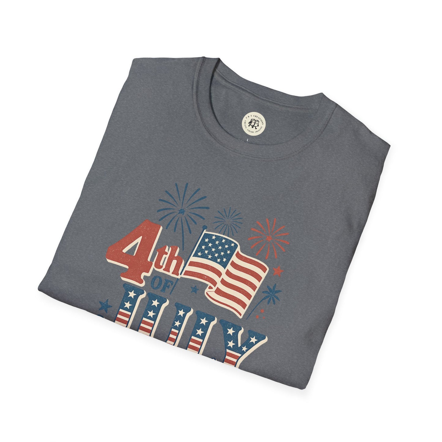 Fourth of July Fireworks Shirt - Patriotic Tee