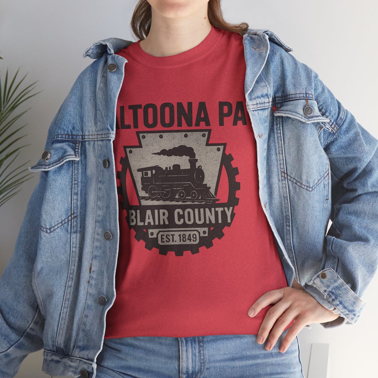 Altoona PA T-Shirt Blair County Vintage Train