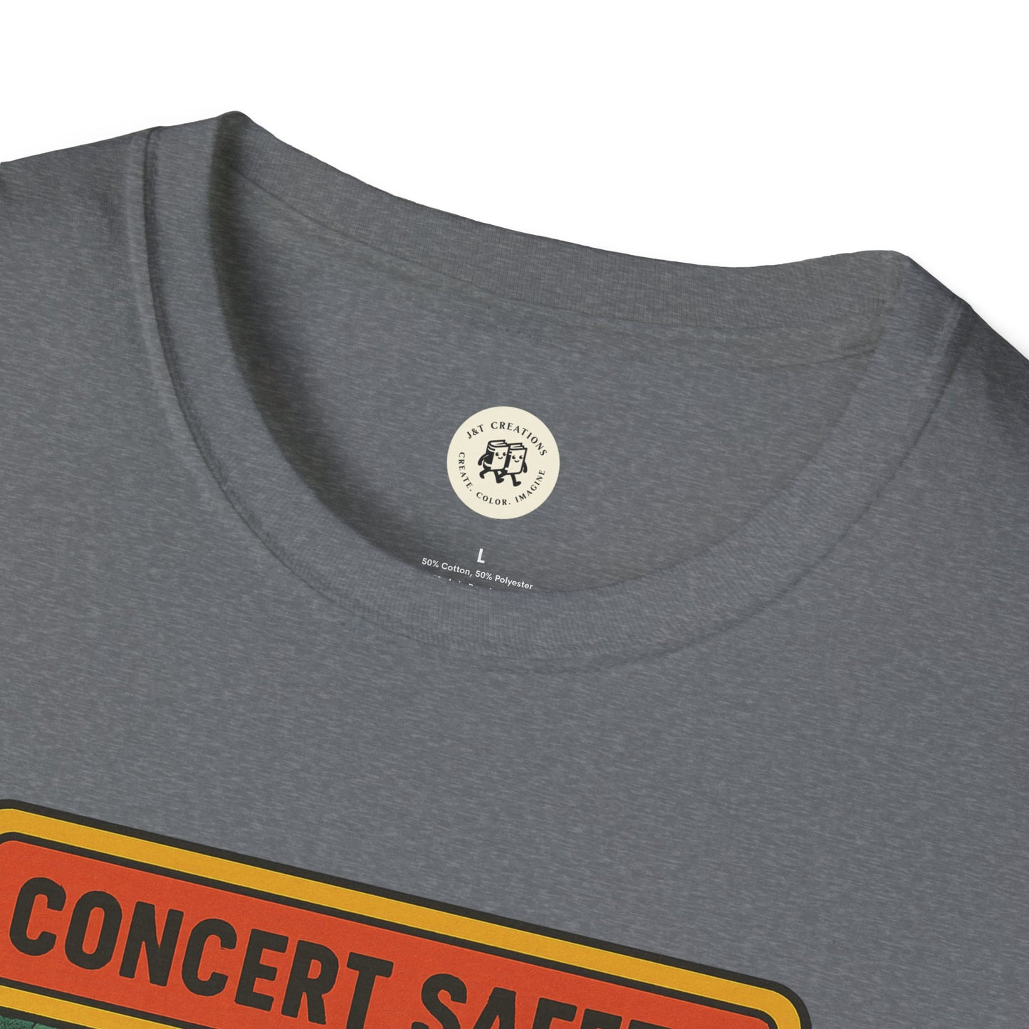 Pearl Jam Crowd Surfing Tee Concert Safety T-Shirt