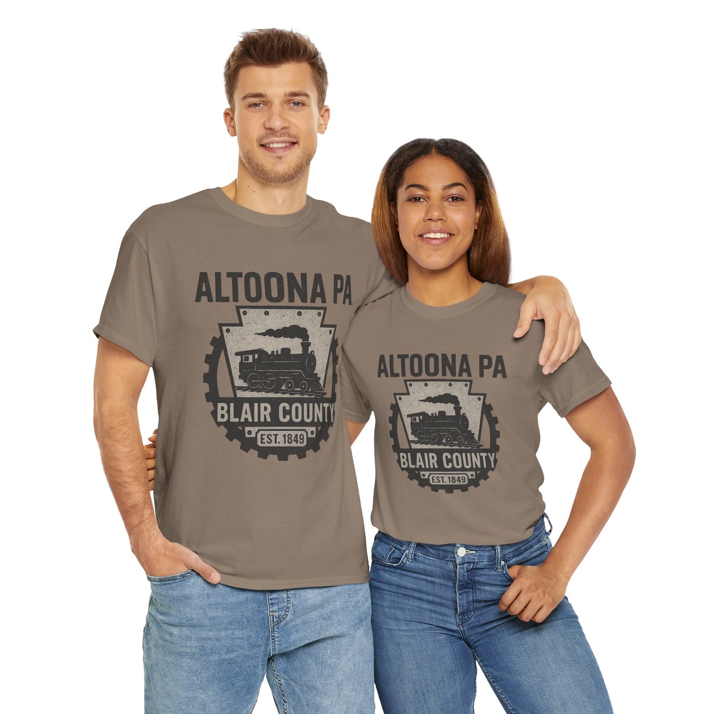 Altoona PA T-Shirt Blair County Vintage Train