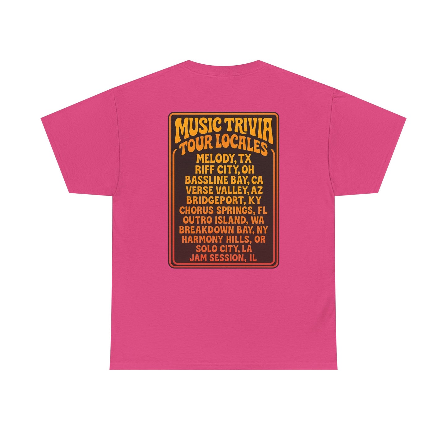 Vintage Music Trivia T-Shirt Retro Style