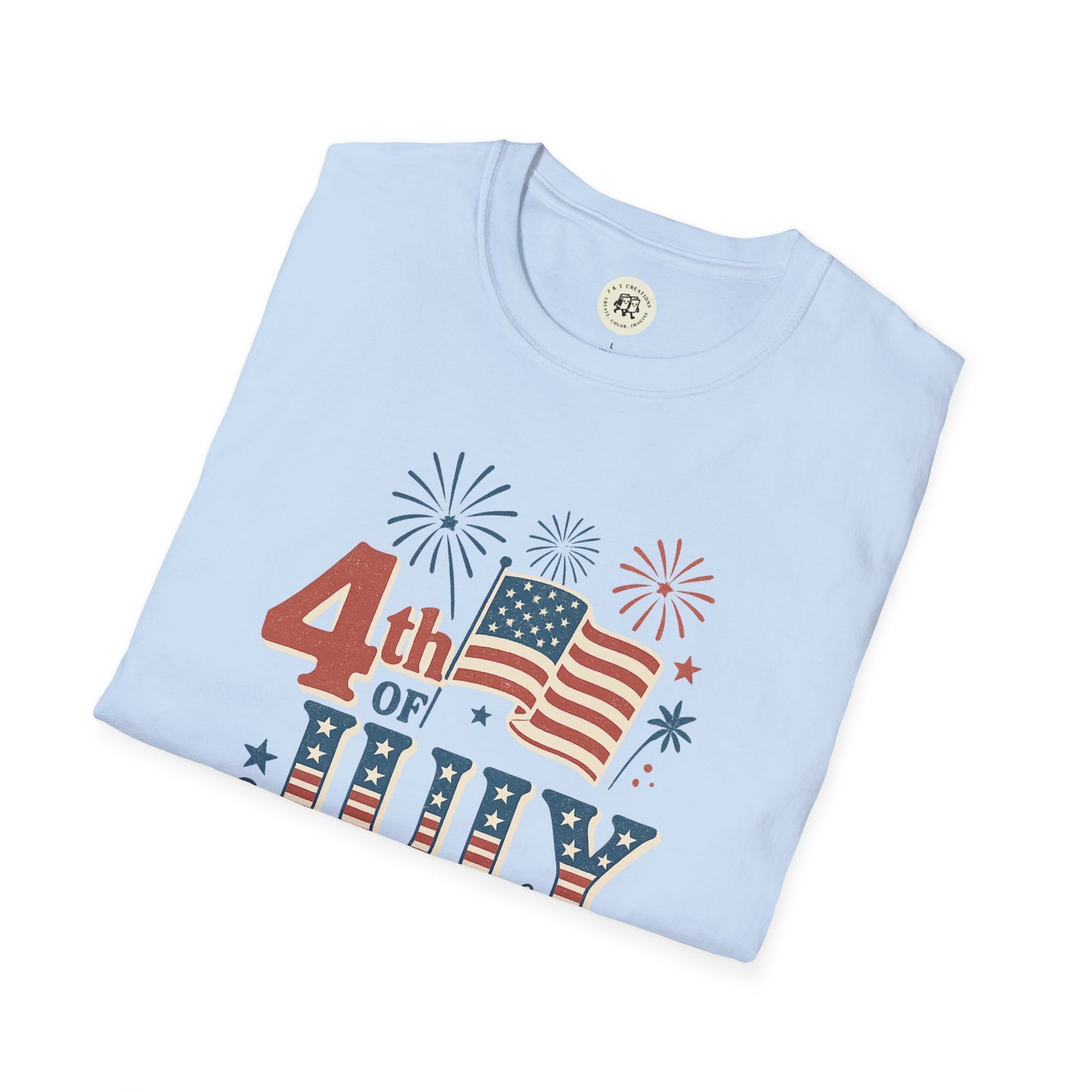 Fourth of July Fireworks Shirt - Patriotic Tee