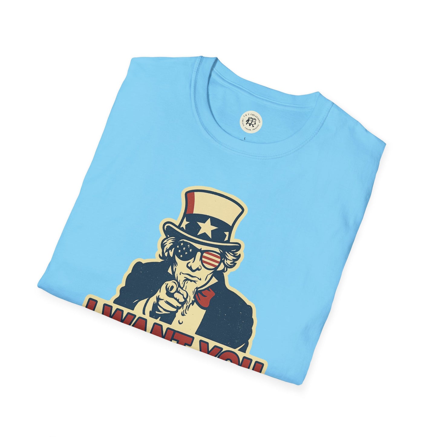 Funny Independence Day T-Shirt - Hot Dogs Design