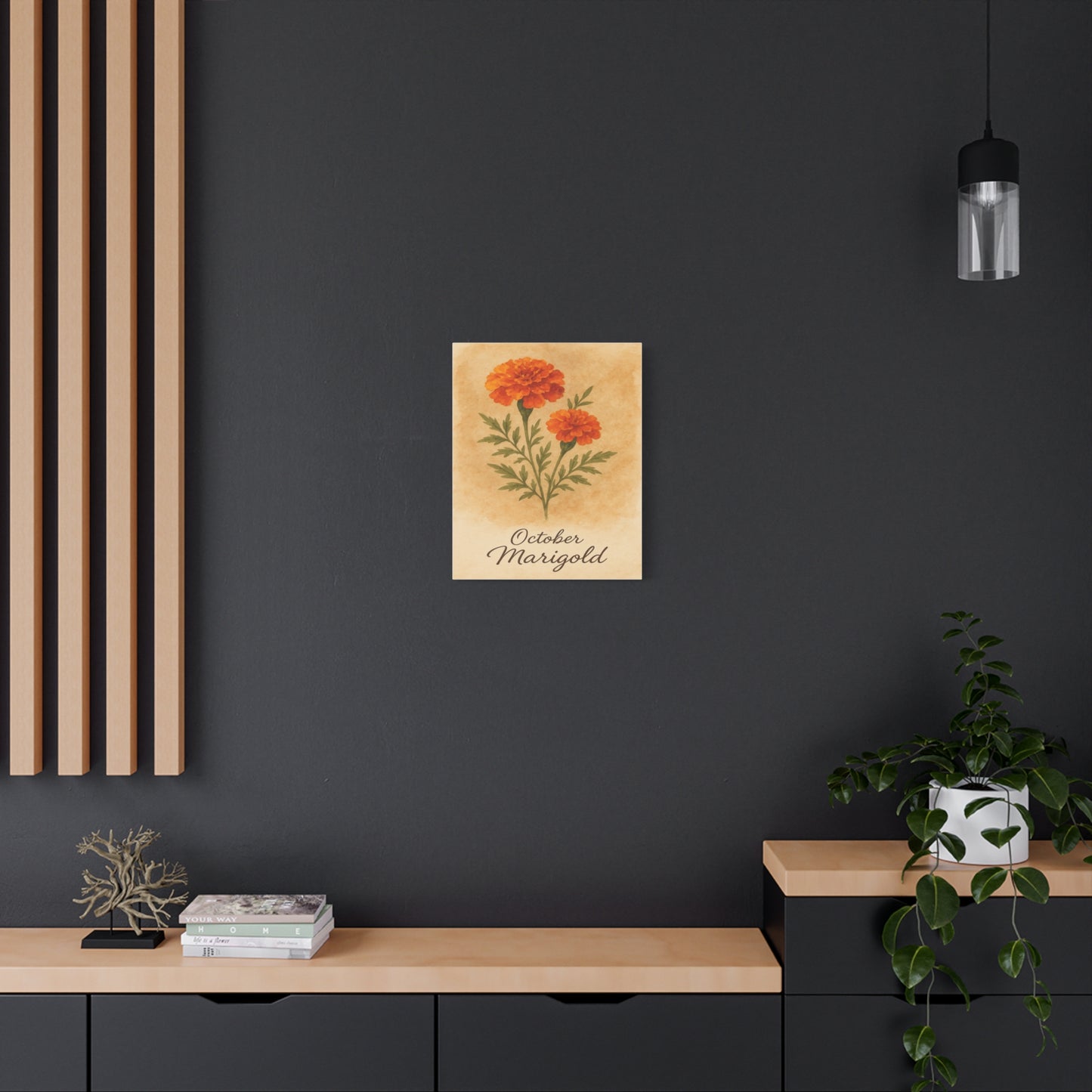 October Carnation Decor, Home Decor, Gift for New Year, Floral Artwork, Gallery Wall