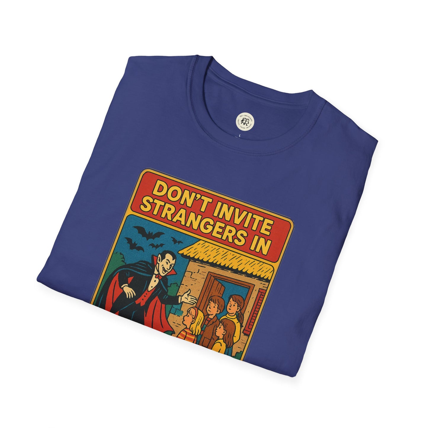 Dracula Home Safety T-Shirt β Unique Art Design