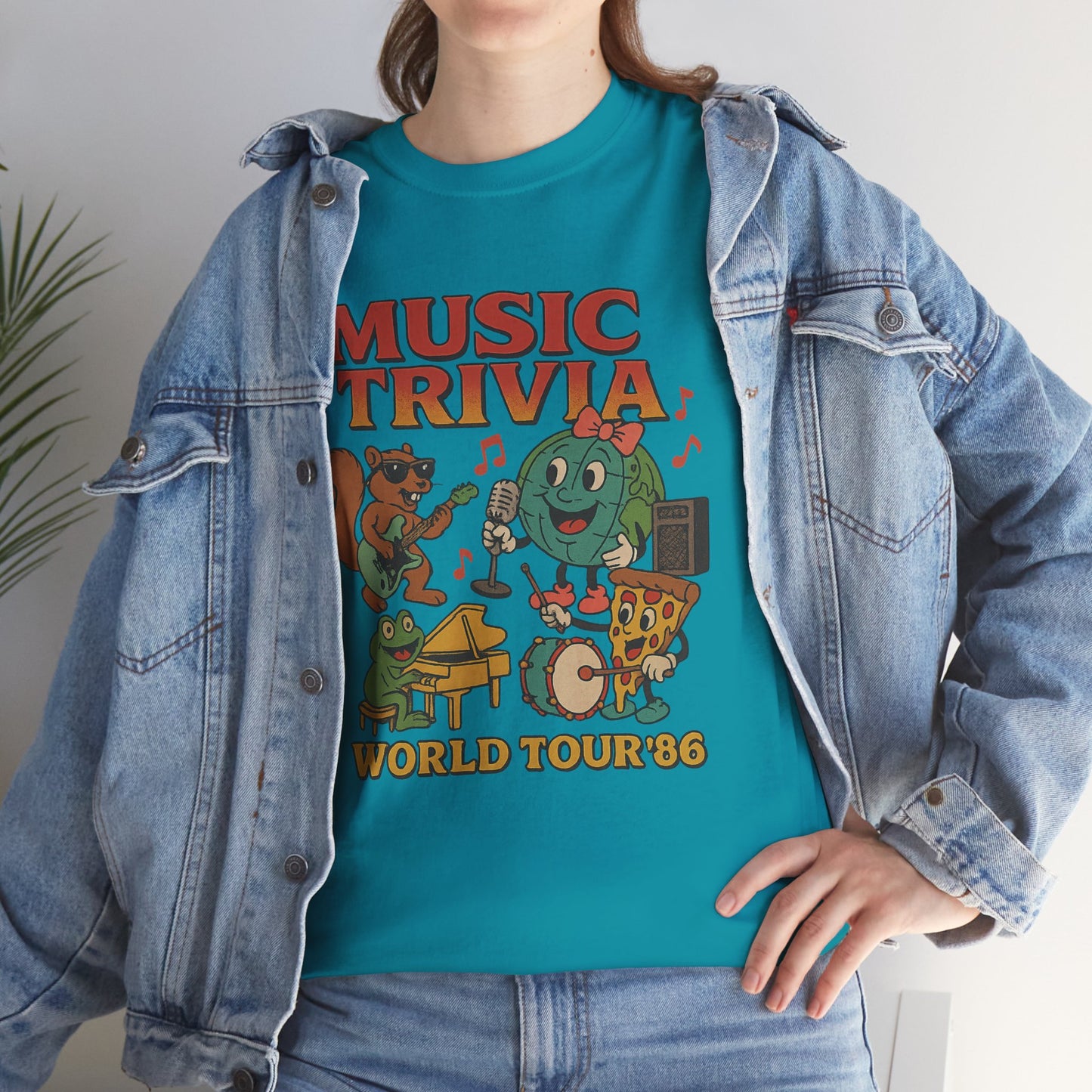 Music Trivia T-Shirt with Fun Vintage Design
