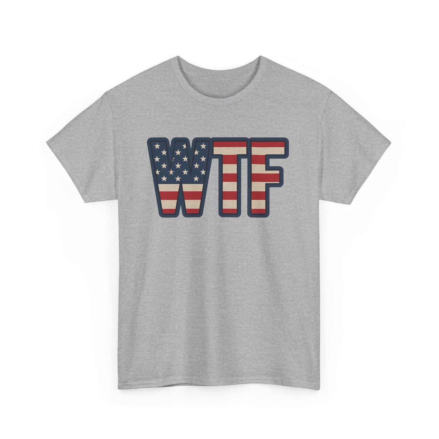 Patriotic Humor T-Shirt with USA Flag Design