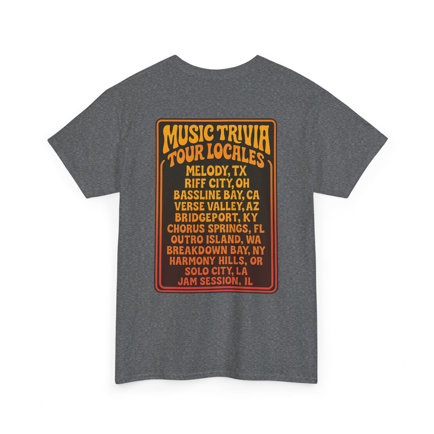 Vintage Music Trivia T-Shirt Retro Style