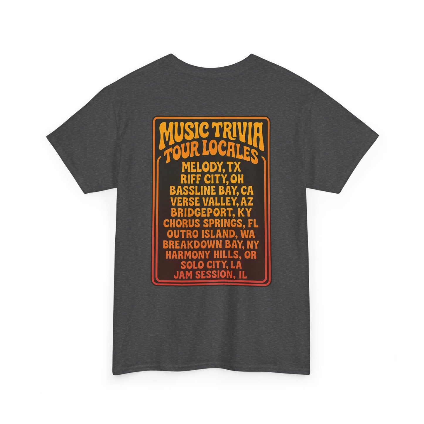 Vintage Music Trivia T-Shirt Retro Style