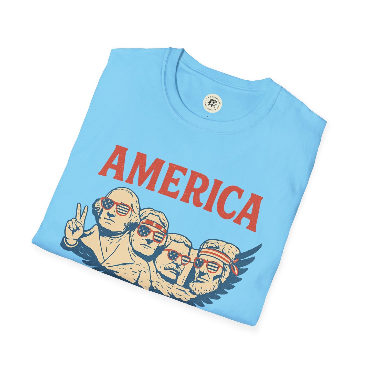 America 1776 Patriotic T-Shirt Classic Design