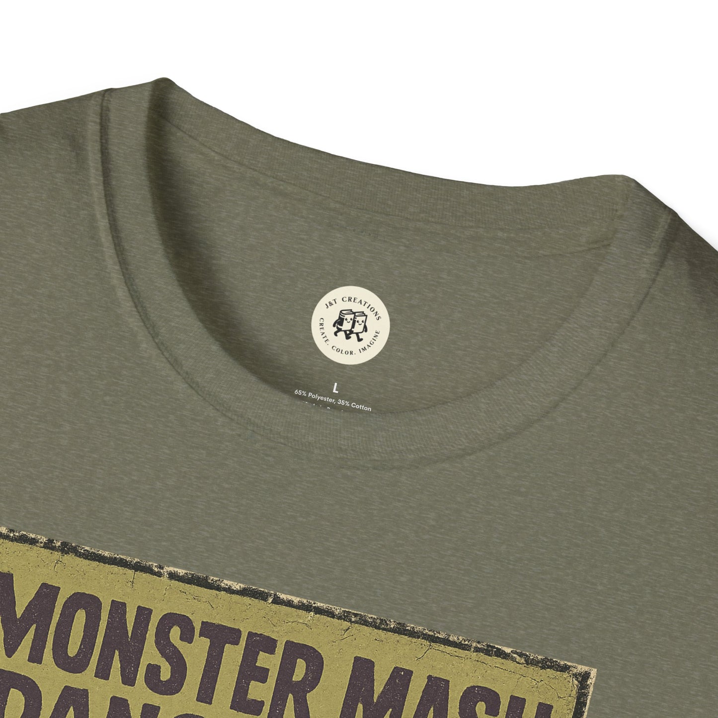 Vintage Halloween T-Shirt Monster Mash Design