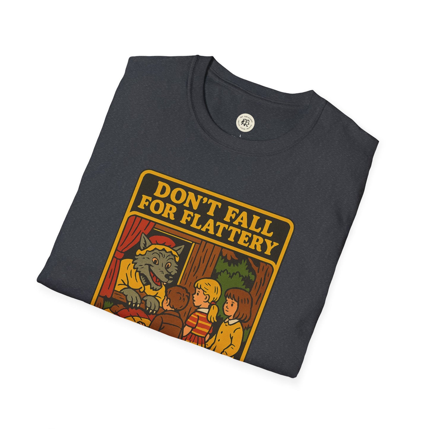 Big Bad Wolf Graphic T-Shirt with Vintage Design