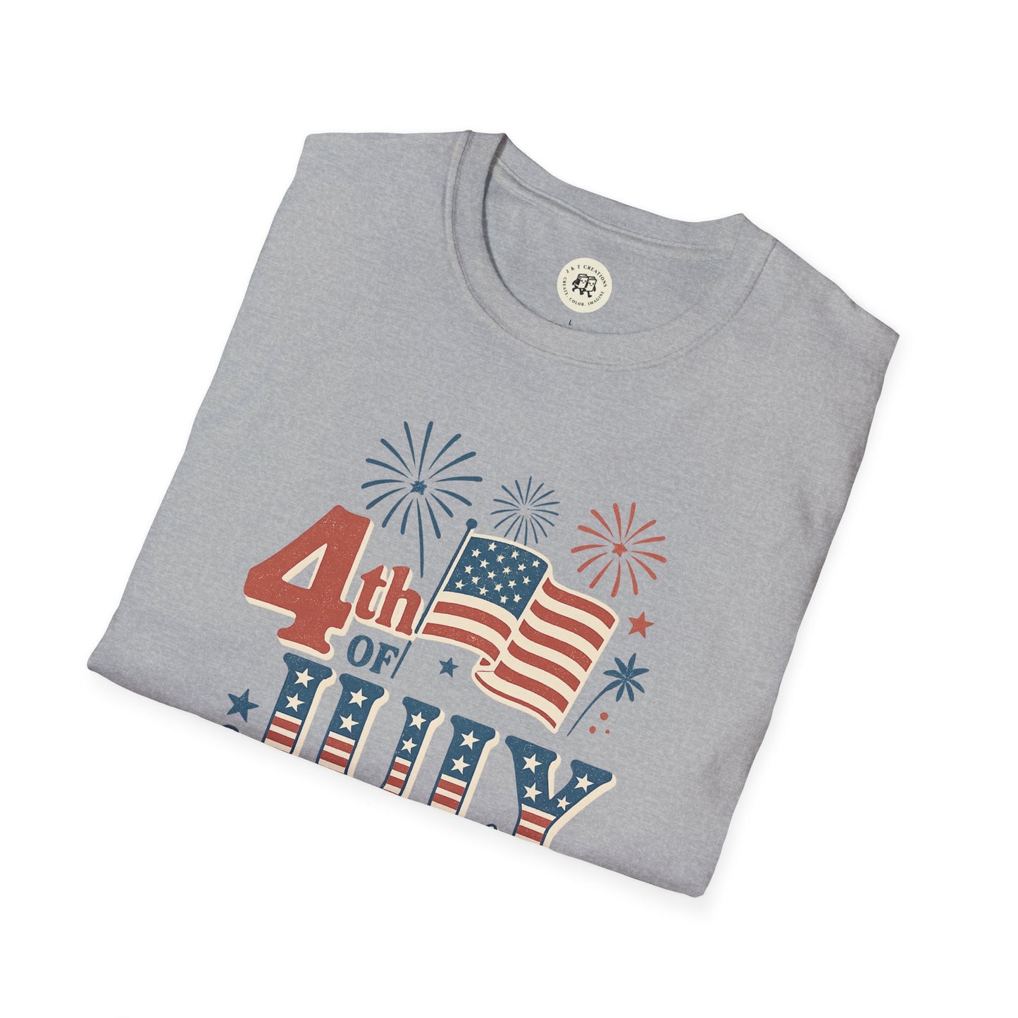 Fourth of July Fireworks Shirt - Patriotic Tee