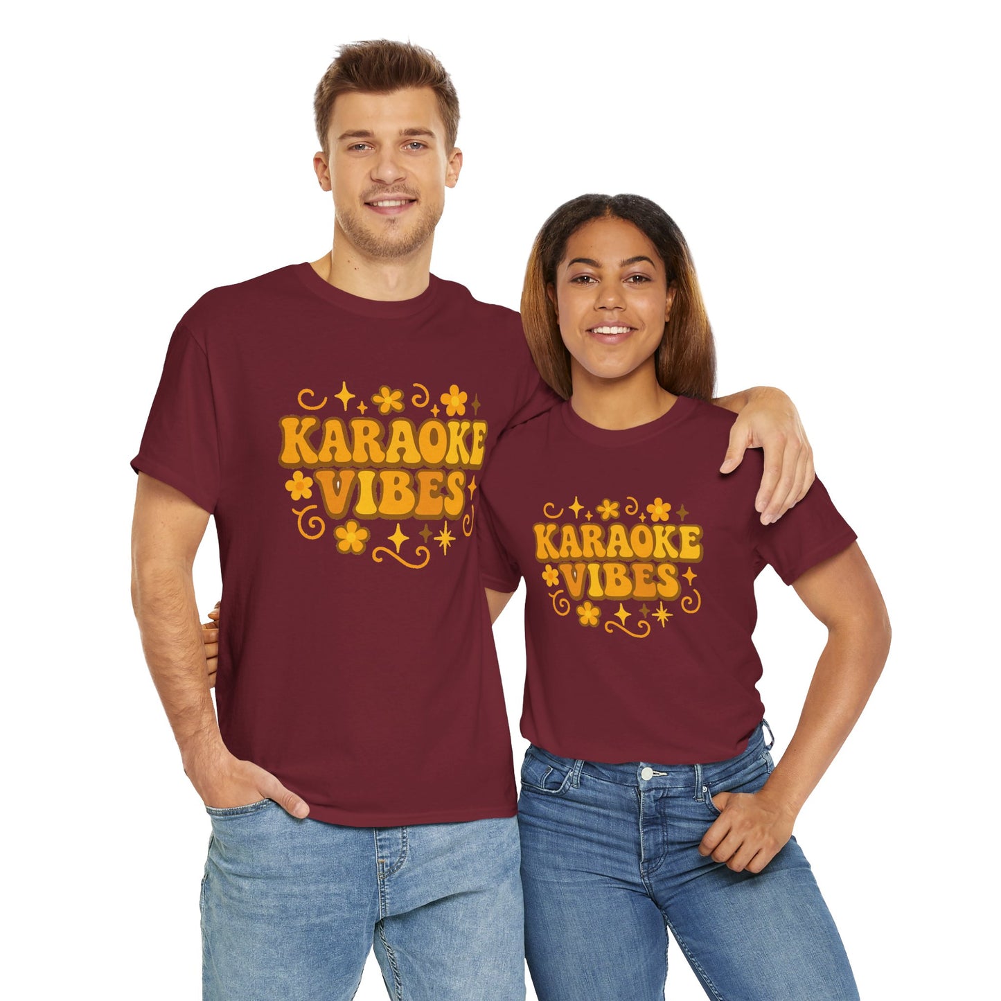 Karaoke Vibes T-Shirt Soft Retro Style Tee