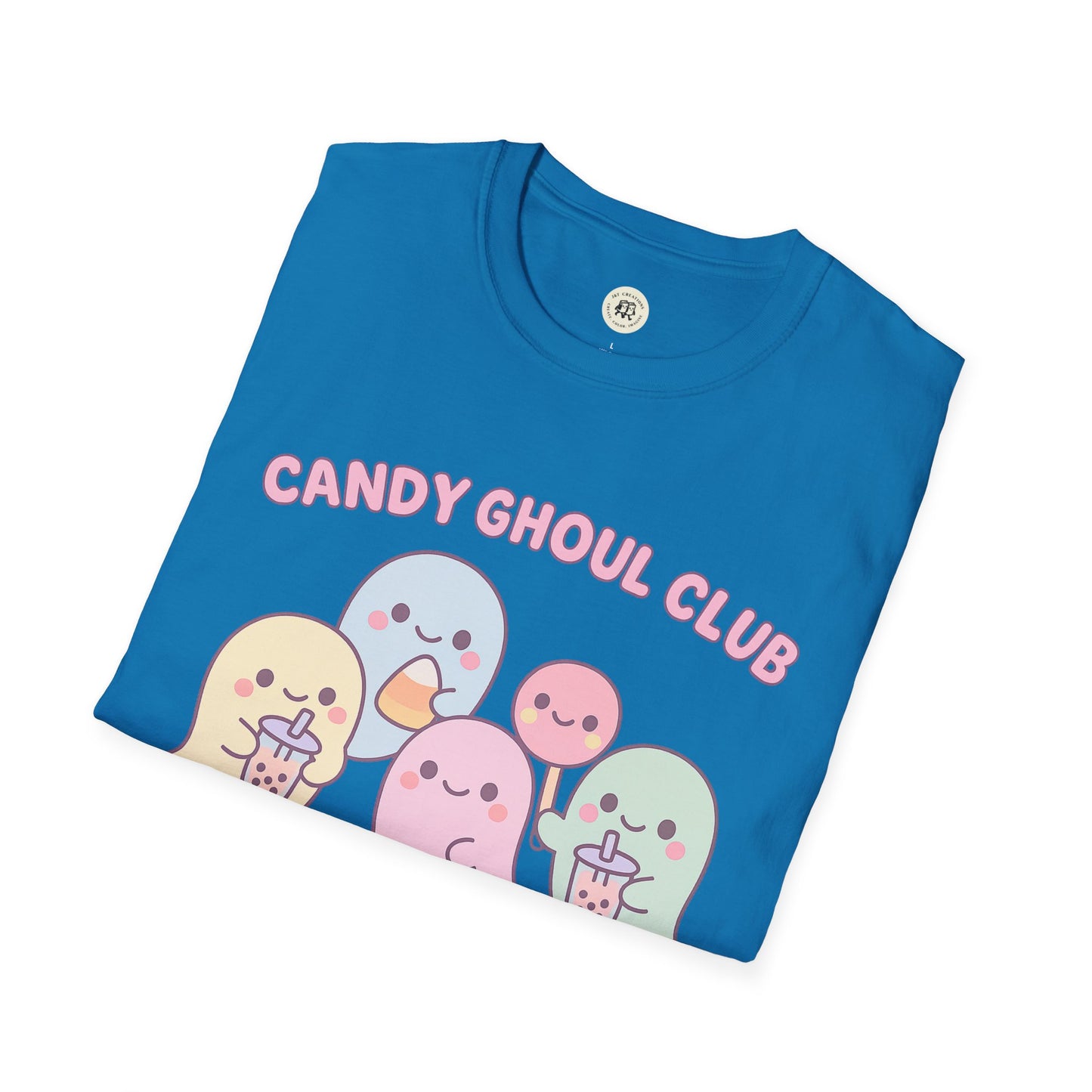 Kawaii Halloween Ghost Shirt - Cute Candy Ghoul Tee