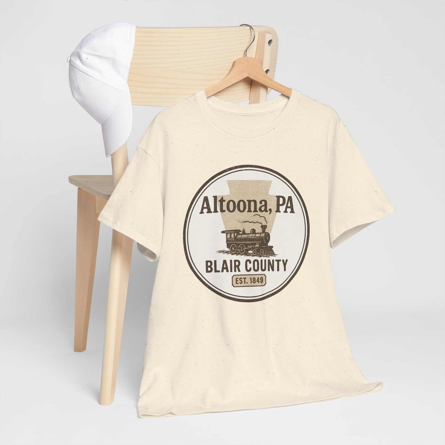 Altoona PA Vintage T-Shirt with Train Design