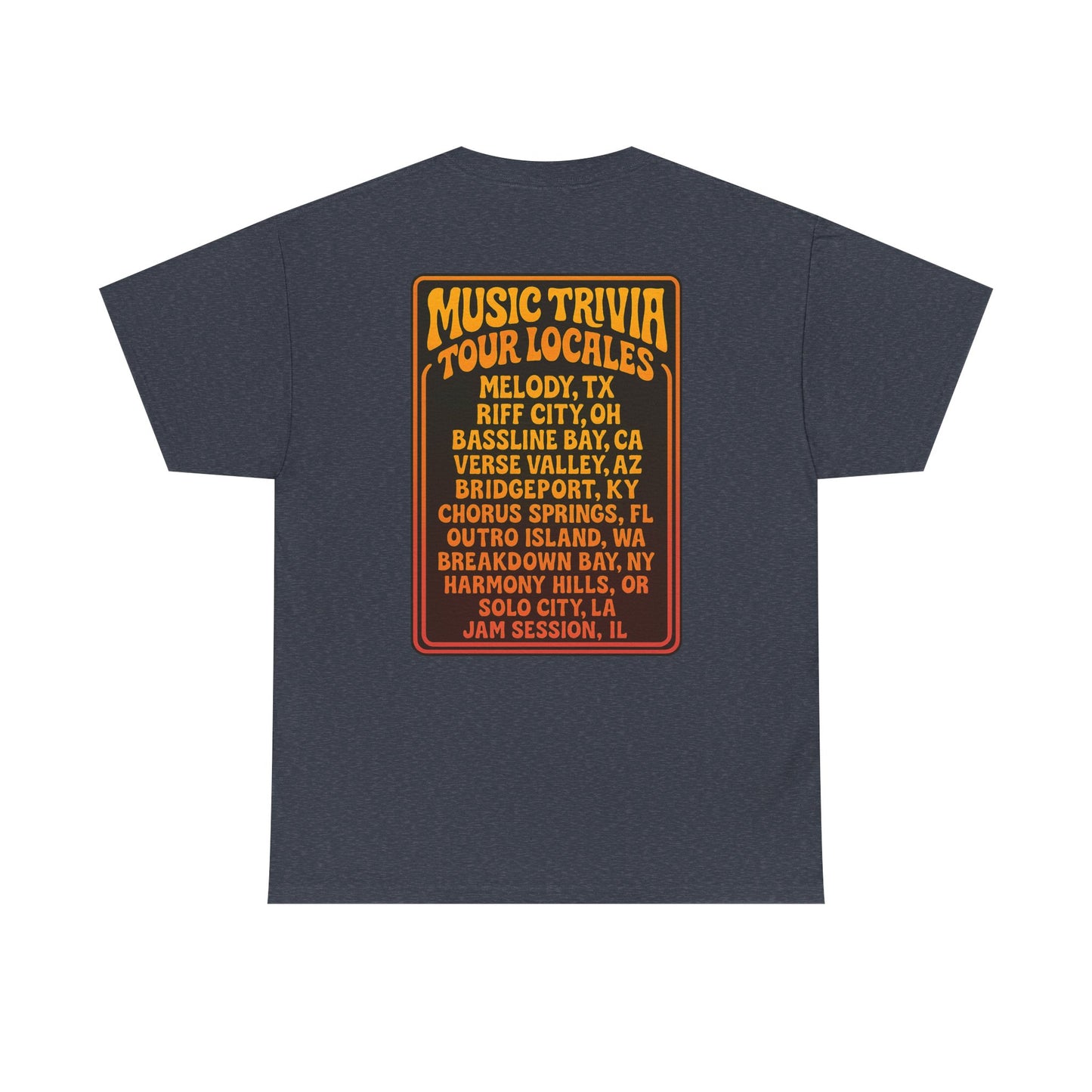 Vintage Music Trivia T-Shirt Retro Style