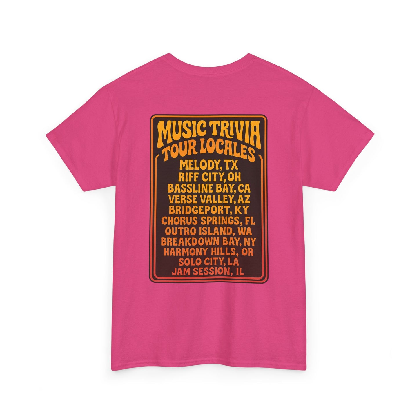Vintage Music Trivia T-Shirt Retro Style