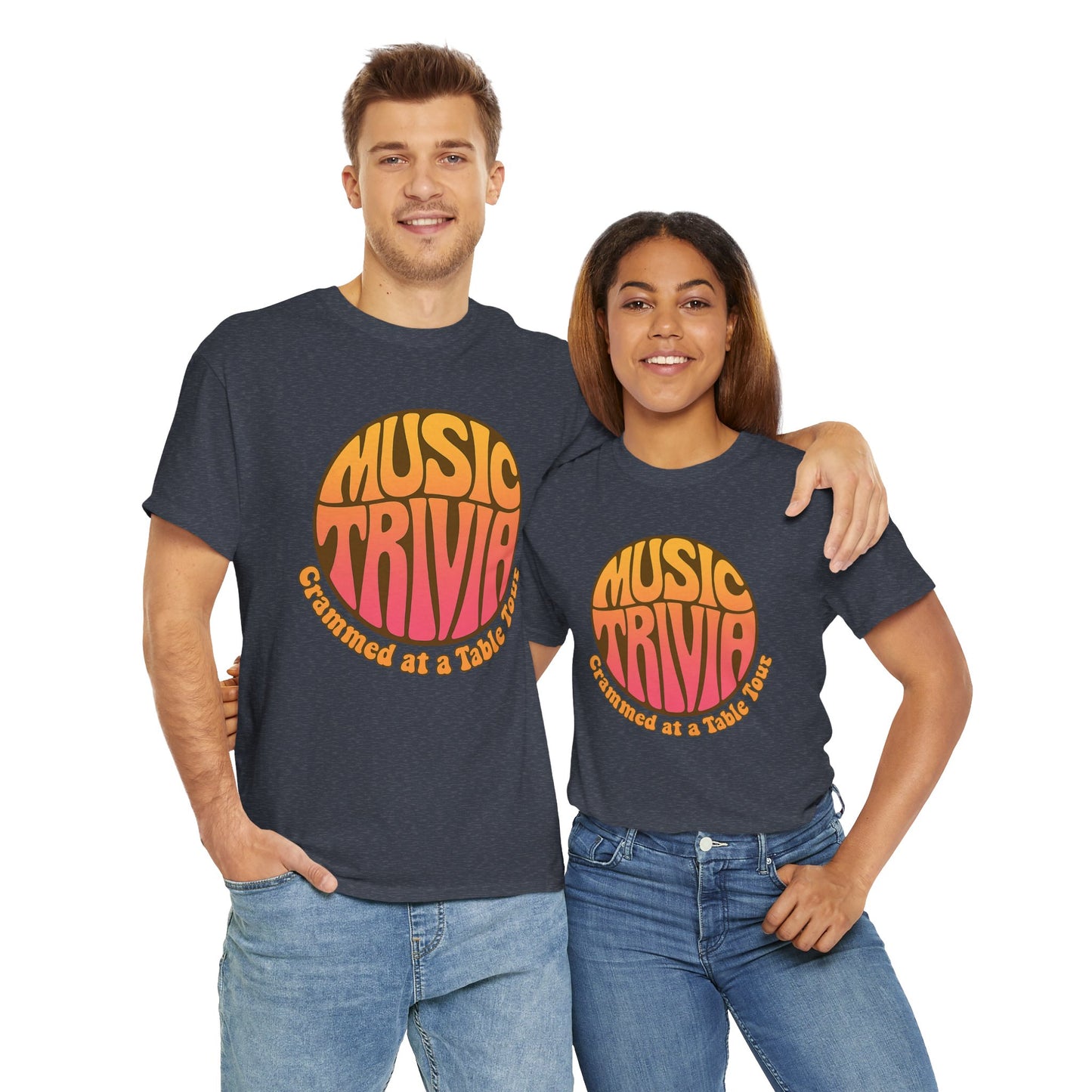 Vintage Music Trivia T-Shirt Retro Design